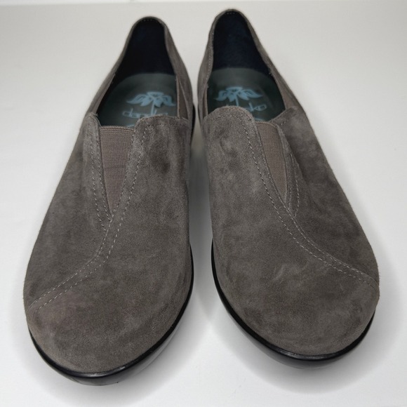 Dansko Arden Gray Suede Loafers Clogs 41 WORN ONCE!‎ - Picture 2 of 5